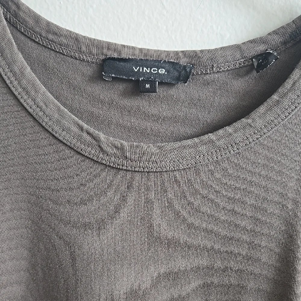 Vince Garment Dye Short Sleeve T-Shirt, Dark Olive - Picture 2 of 10